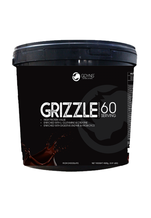 GDYNS GRIZZLE LEAN GAINER -4500G (9.91LBS)